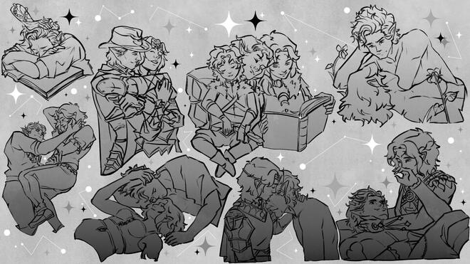 B&amp;W Sketch Page
